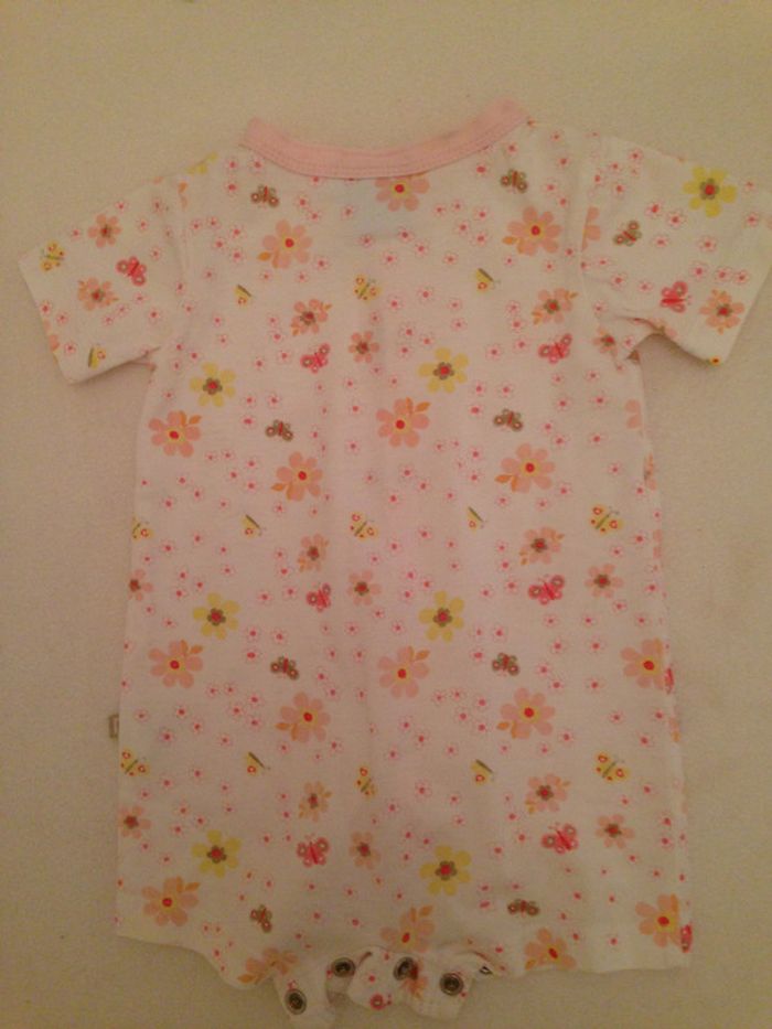 Combicourt Fleuri Bébé 3 Mois - photo numéro 2