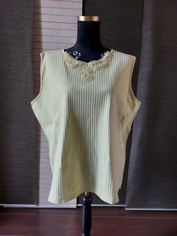 Débardeur jaune vert