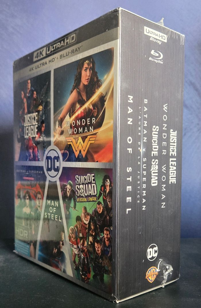 Coffret 5 Films Dc Comics Movie 2018 Blu-Ray 4k Ultra Hd neuf sous Blister - photo numéro 3