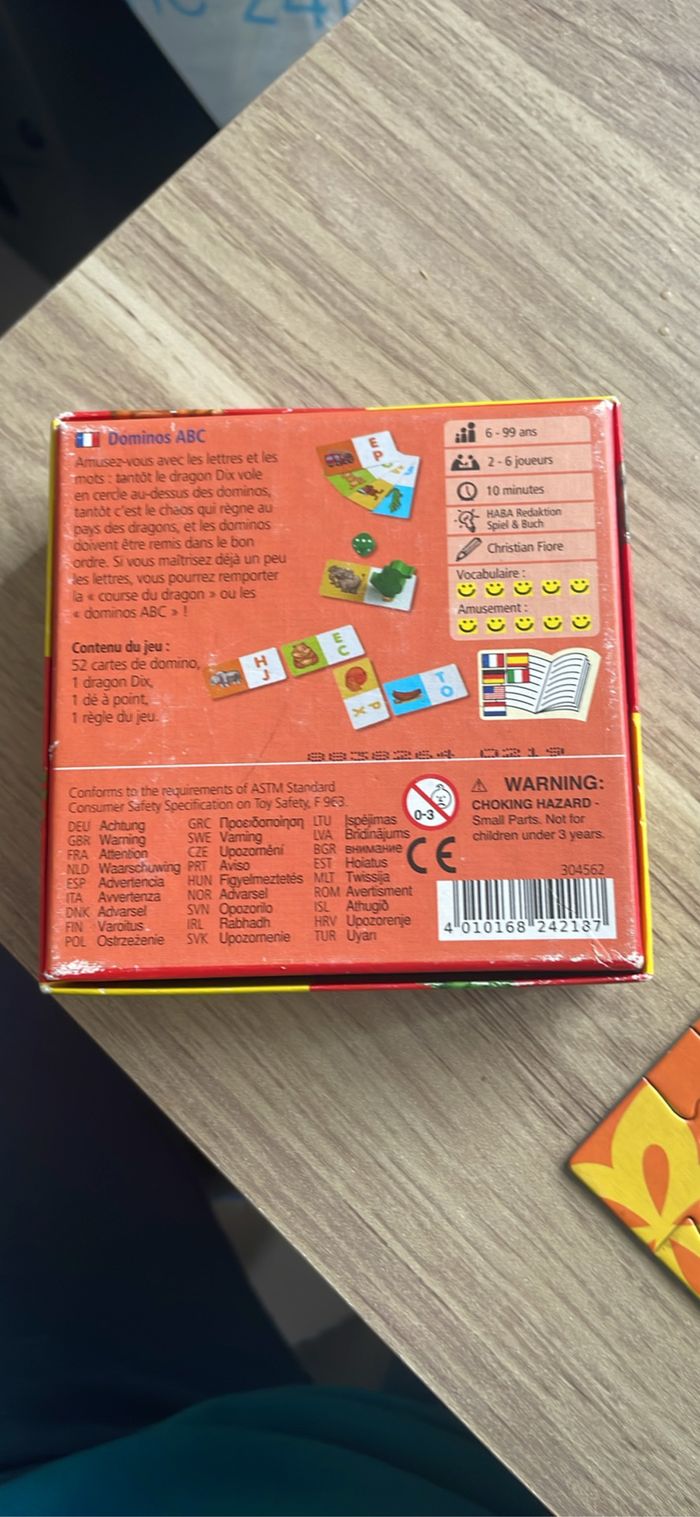 Jeu domino ABC - photo numéro 2
