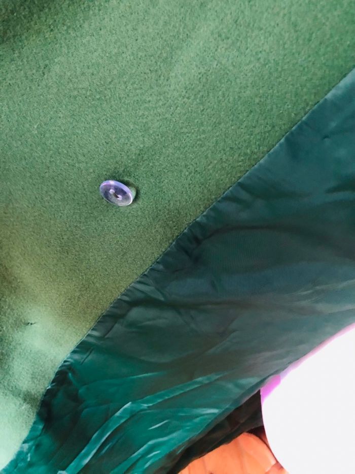 Manteau long vert taille XXL - photo numéro 5