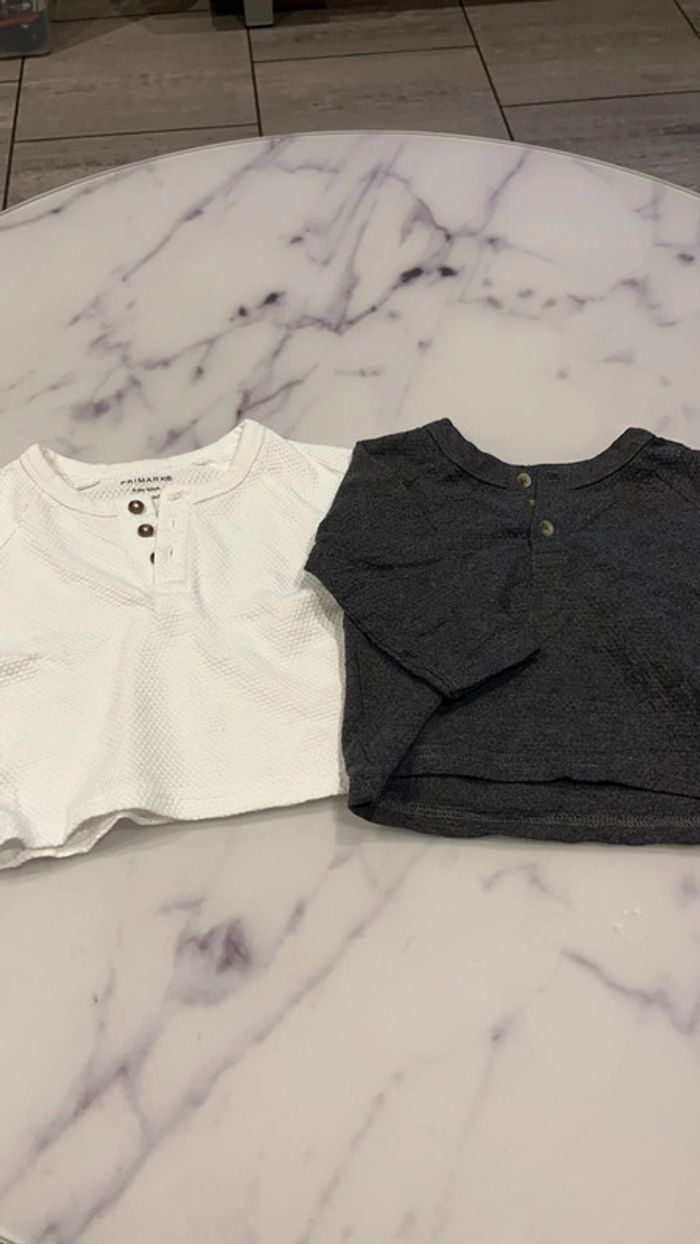 Lot de 2 t-shirt manches longues