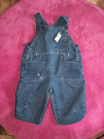 Marese salopette jeans téléphone taille 6 mois
