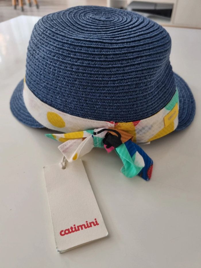 Chapeau de paille catimini 🏷 - photo numéro 3