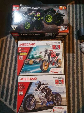 Meccano + lego technic monster jam
