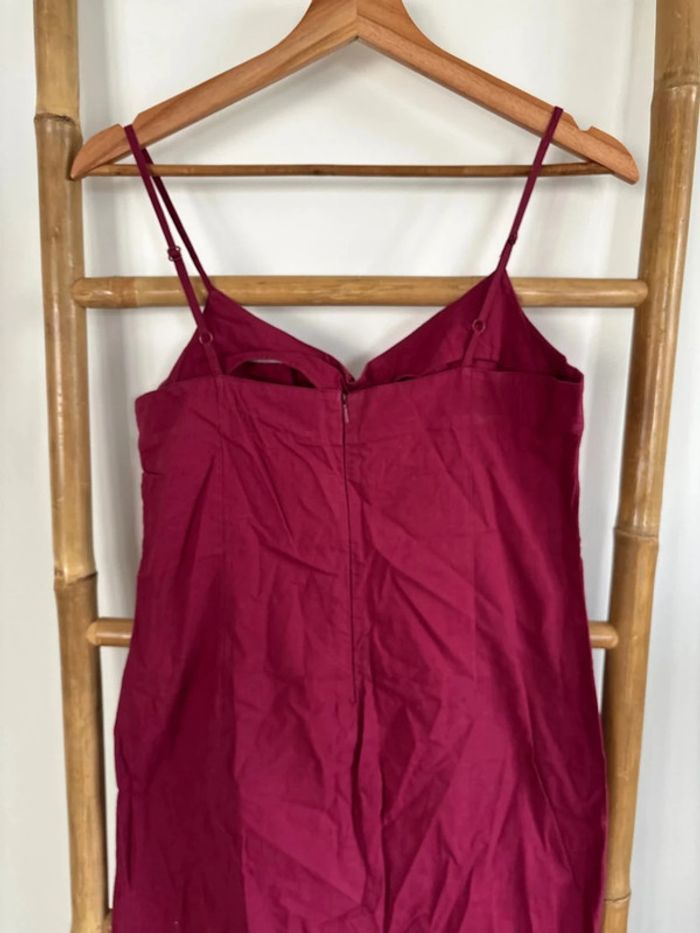 robe bordeaux pourpre camaïeu taille M - photo numéro 7