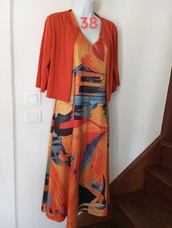Robe été longue/veste fluide femme.38