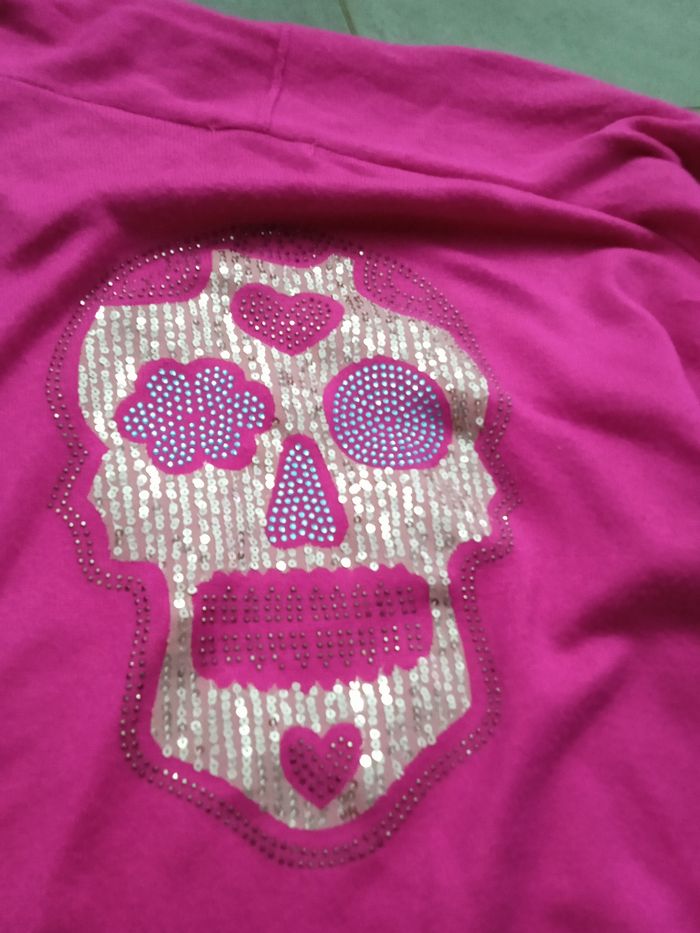 Gilet mi long skull neu - photo numéro 4