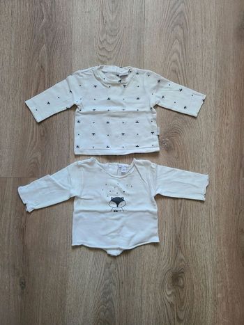 Tee-shirt manche longue 1 mois