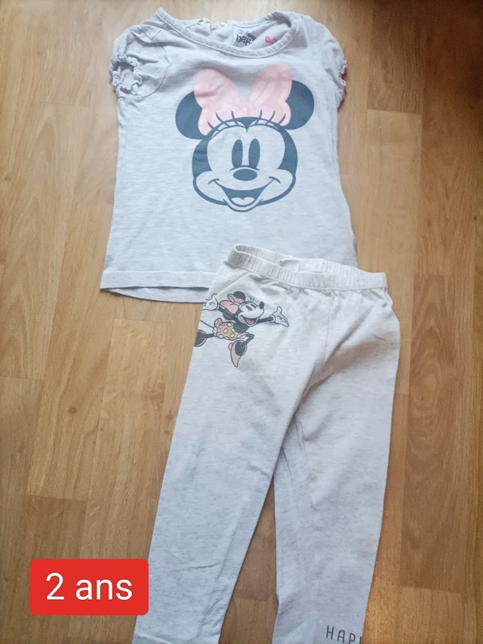 Ensemble legging haut Minnie - 2 ans