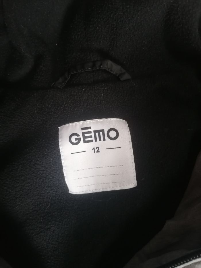 Veste coupe-vent zippée à capuche 🧡 garçon 12 ans - photo numéro 3