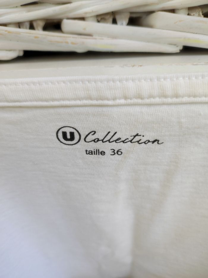 Débardeur blanc U collection 36 - photo numéro 4