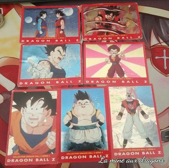 Lot Carte Dragon Ball Z Serie Part 4 card DBZ Panini Doré gold prism holo foil