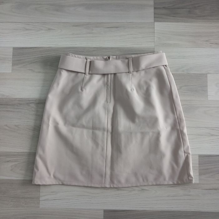 Ensemble tailleur femme (veste + jupe) beige Casual groupe taille M - photo numéro 9