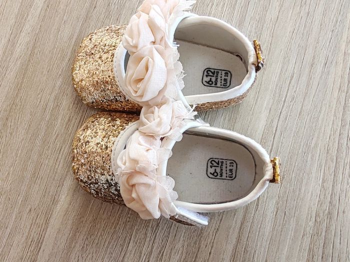 Ballerine dorée pailletée - photo numéro 3