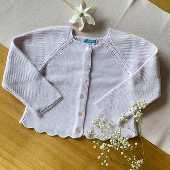 Gilet point mousse 24 mois