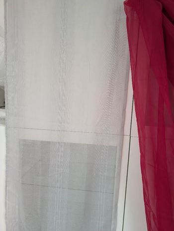 Paire de voilages passe-tringle (60 x 160 cm)