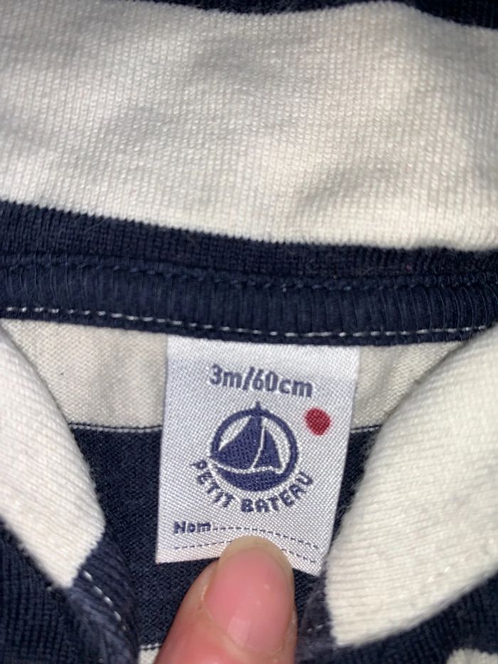 Combinaison short bébé garçons petit bateau - photo numéro 3