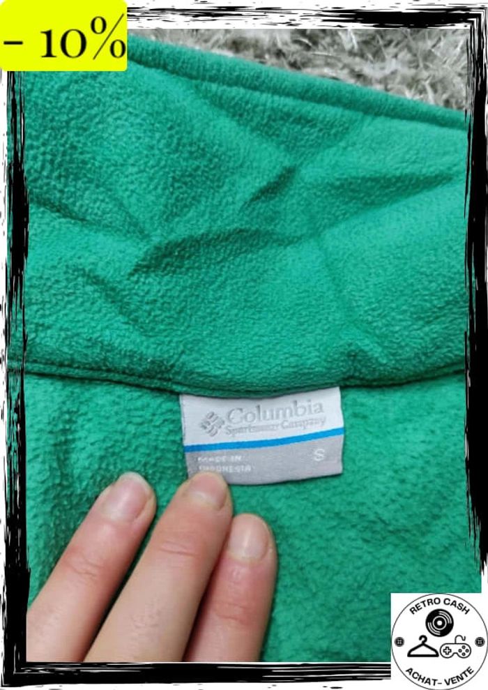 Veste polaire avec zip Colombia taille S - photo numéro 4