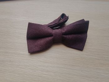 Nœud papillon marron 