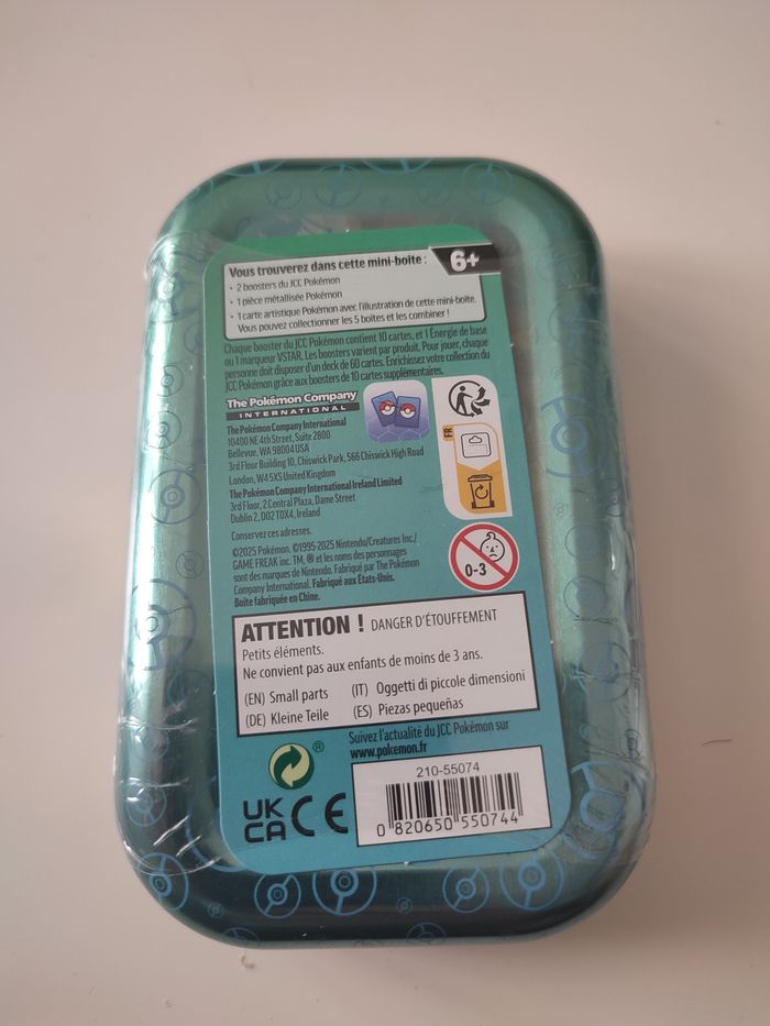 Lot de 5 minitins Pokemon Kanto - photo numéro 9