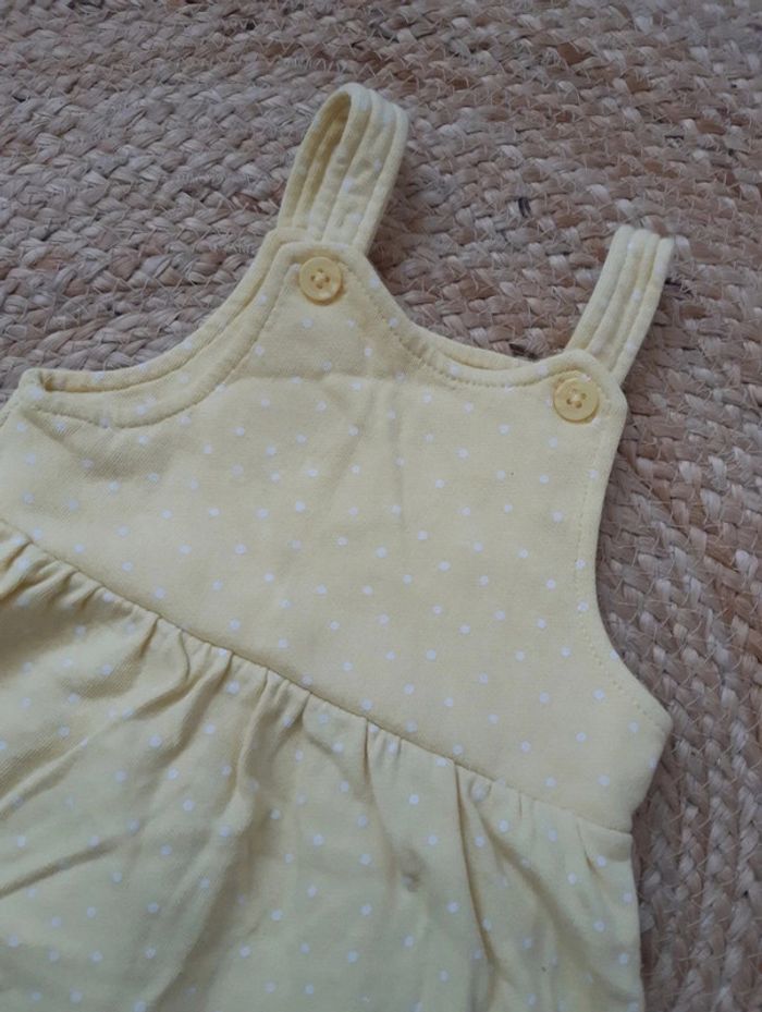 Robe jaune C&A 74 cm - photo numéro 2