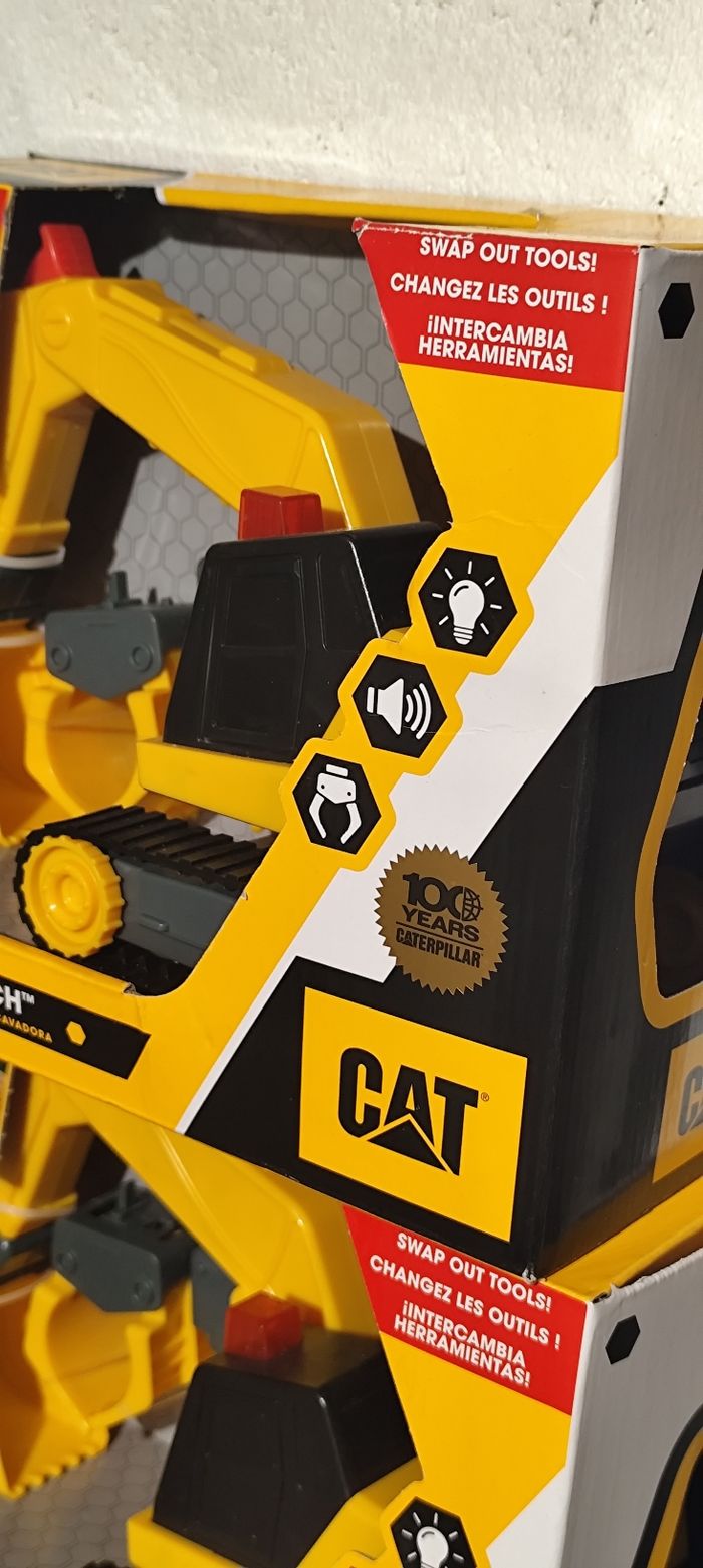 Jouet pelleteuse Caterpillar - photo numéro 3