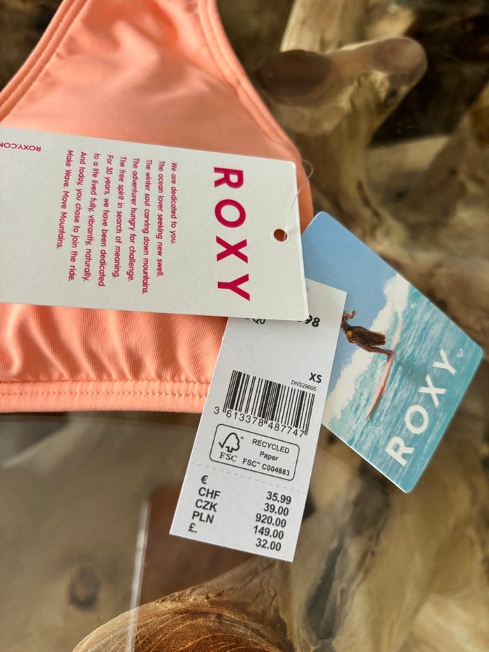 Haut de maillot de bain Roxy corail XS - photo numéro 5