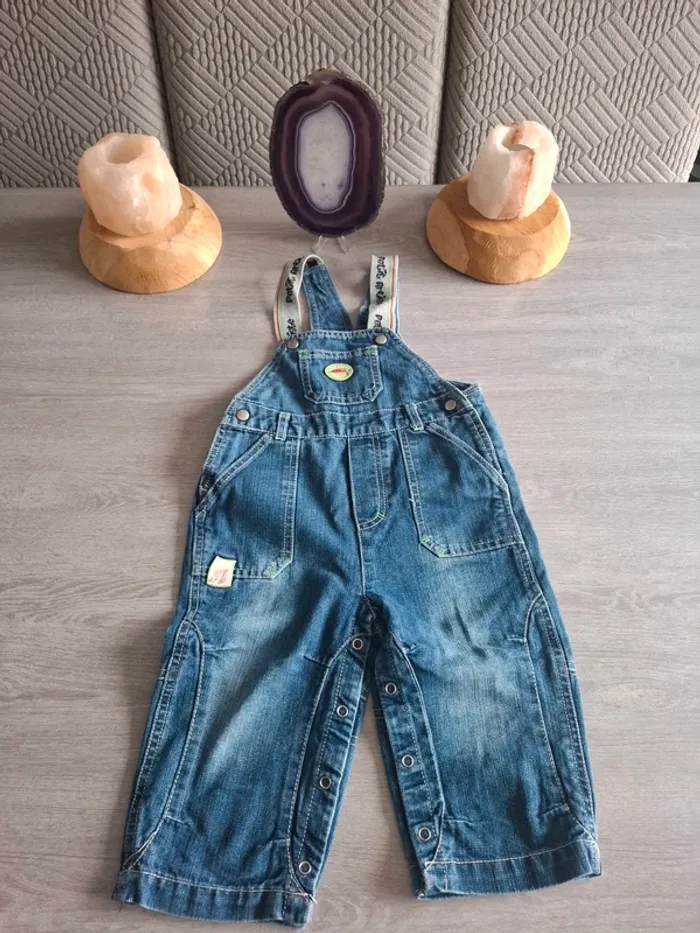 Lot de 2 salopettes taille 18 mois - photo numéro 2