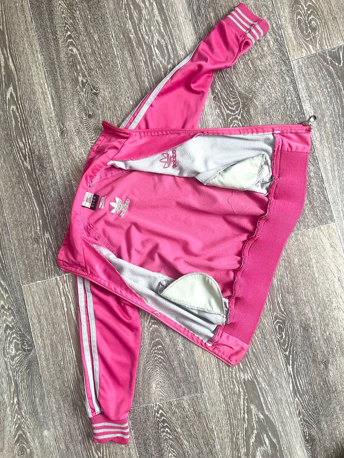 Veste grise et rose 4 ans (Adidas) - photo numéro 3