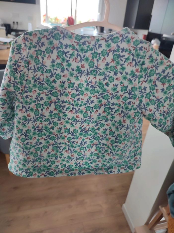 Gilet fleuri tape à l'oeil 6 mois - photo numéro 2
