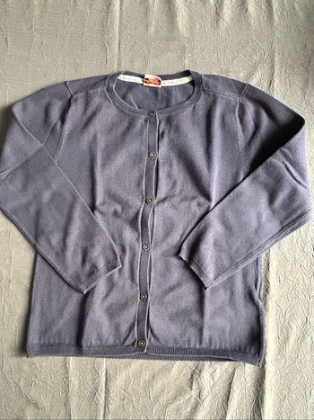 Gilet fille bleu marine « Tape à l’œil »