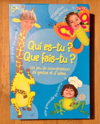 Jeu Qui es-tu? Que fais-tu?