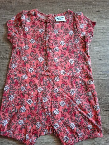 Combishort bébé fille