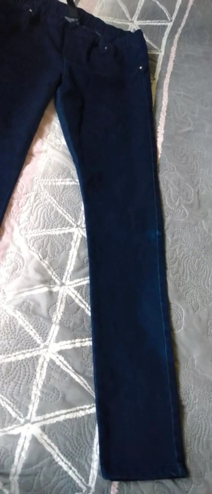 Jegging slim bleu brut femme 44 b. a basic - photo numéro 12