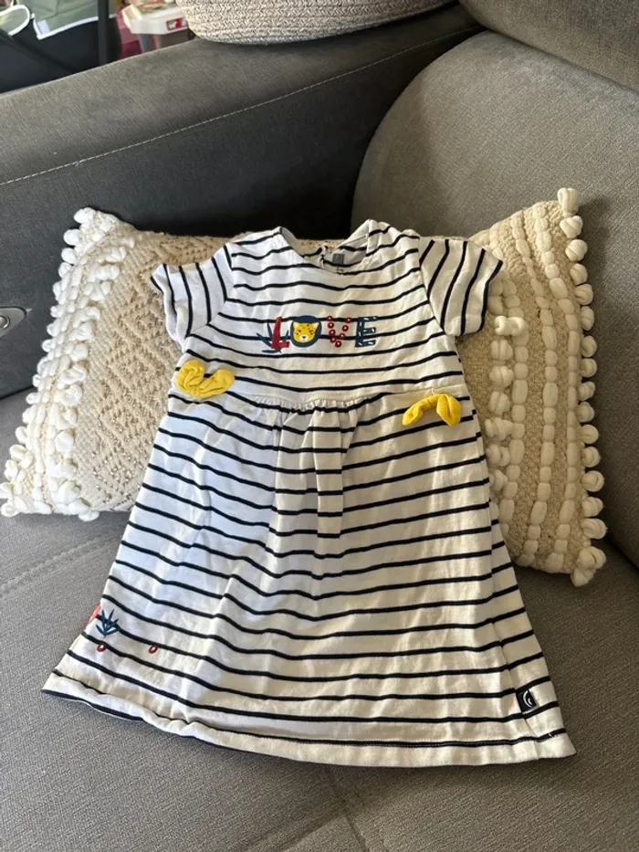 Robe marinière MC 12 mois sucre d’orge