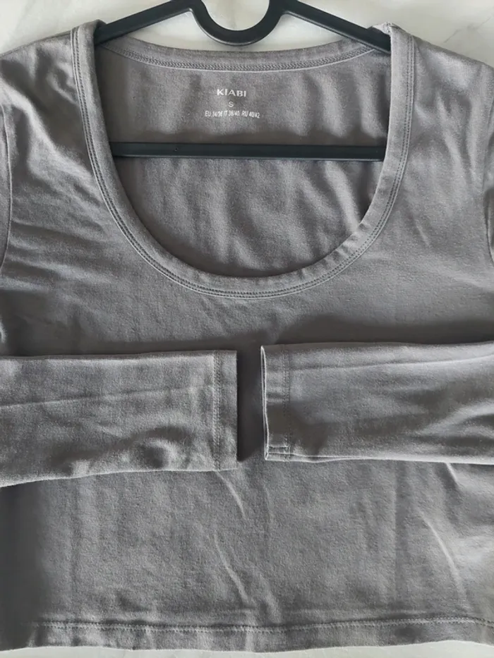 Crop top longues manches Kiabi - photo numéro 4