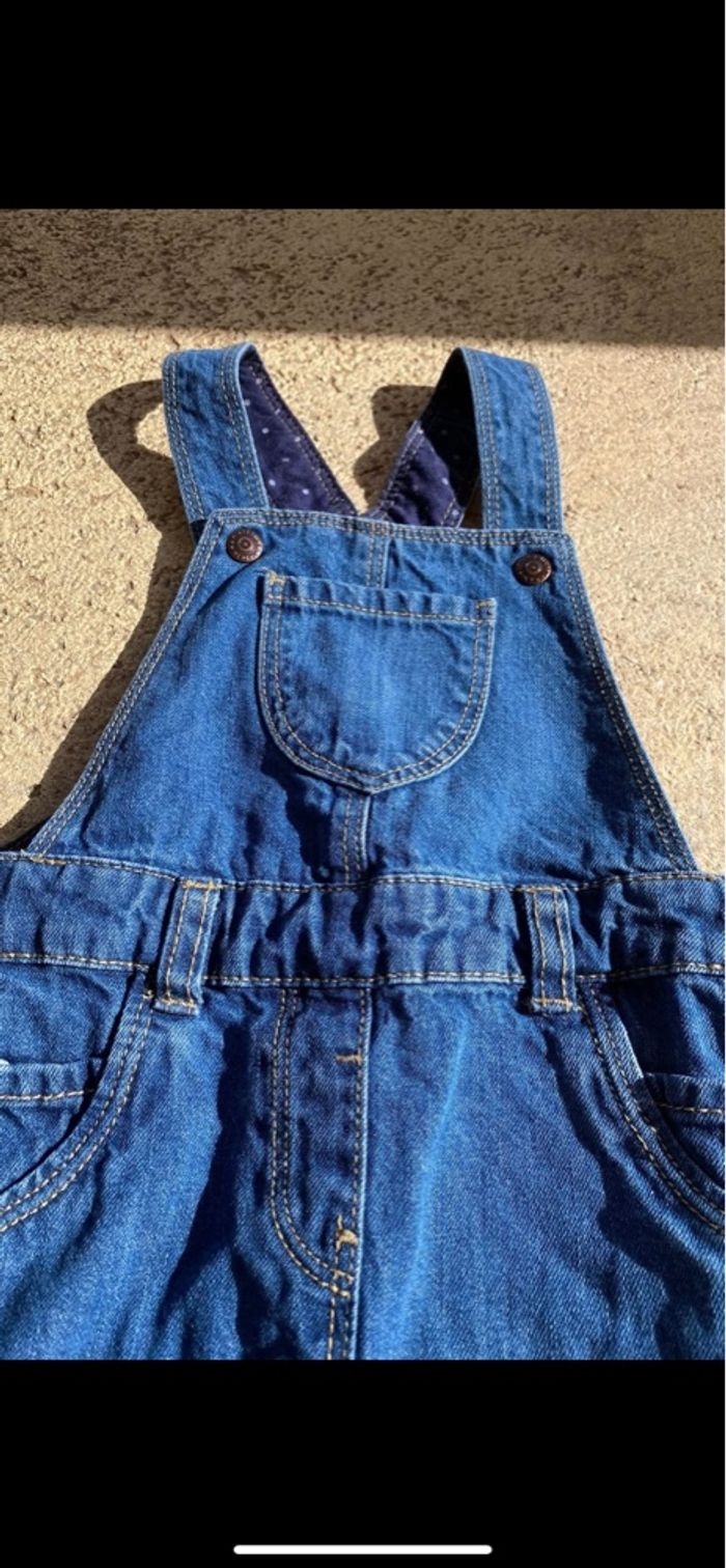 Salopette en jean kiabi bleu - photo numéro 2
