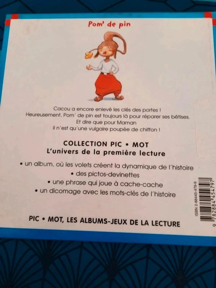 Livre a volets Pom' de Pin, Les clés de Cacou  Pic mot - photo numéro 2