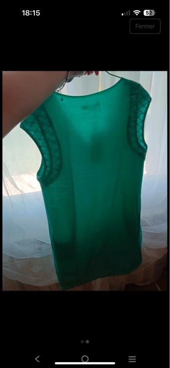 Jolie robe vert d’eau