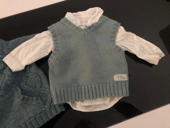 Lot de 2 pulls 3 mois - photo numéro 2