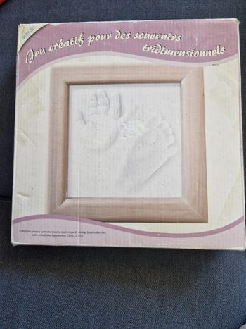 Cadre souvenir d'empreinte