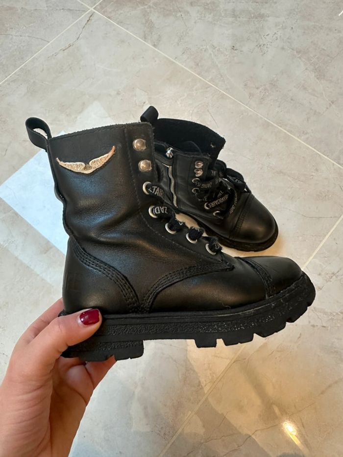 Bottines Zadig et voltaire noires enfant rock 🖤
