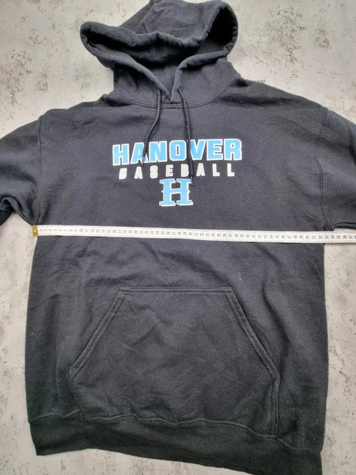 Pull à capuche noir “Hanover Baseball”, M Hommes - photo numéro 8