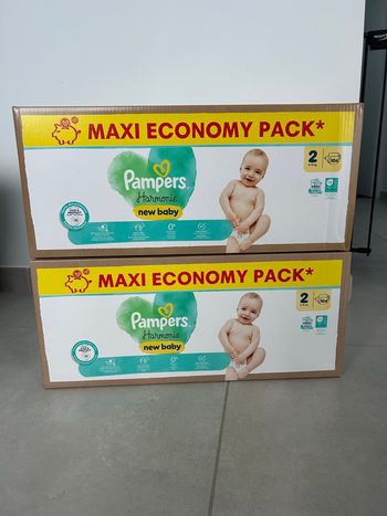 208 Couches Pampers Harmonie Taille 2