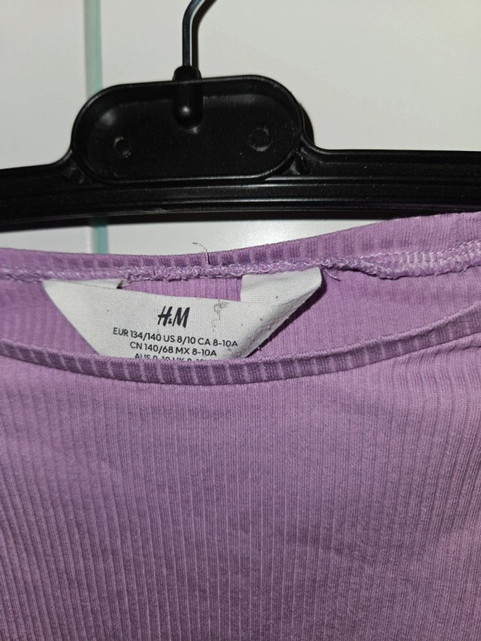 T-shirt lila - photo numéro 2