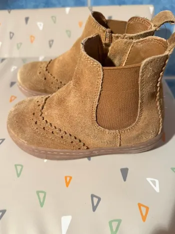bottines cuir