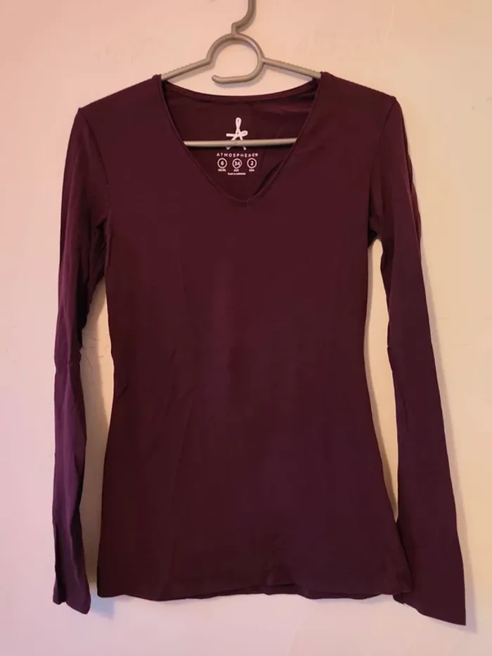 Superbe tee-shirt manches longues atmosphère taille 34