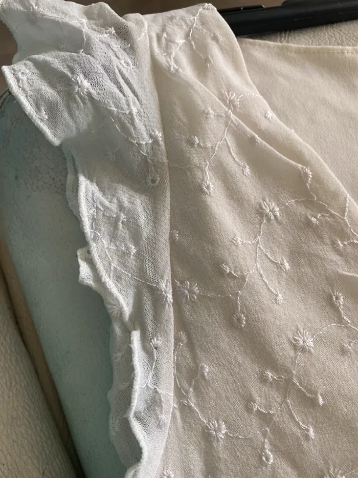 Chemisier blanc a volants - photo numéro 4