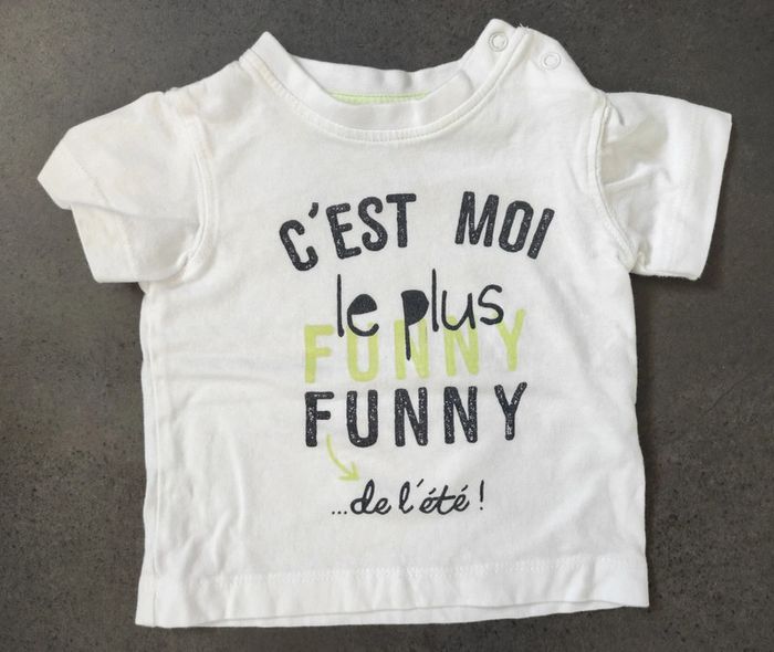 Tee-shirt bébé manches courtes